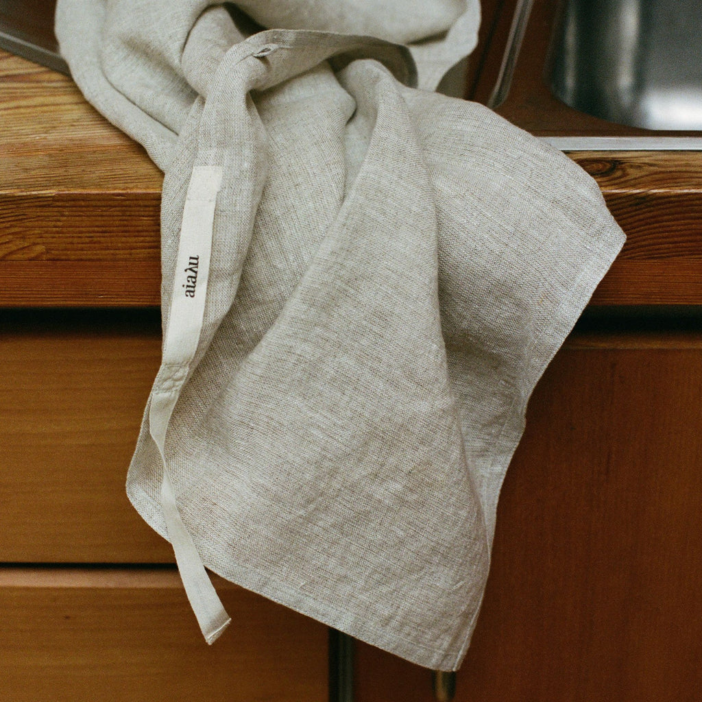 Aiayu Linen Kitchen Towel / Set of Two / More Colors