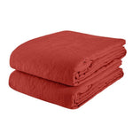 Linen Table Cloth 160 x 300 / Carmine Red