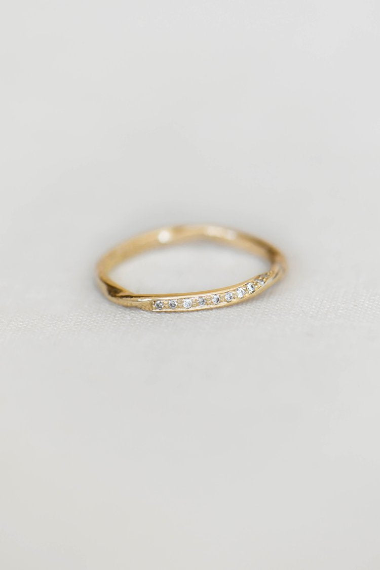Pauline Diamantring Guld