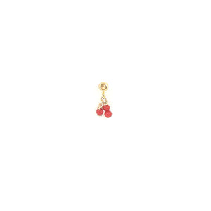 Peta Earring / Red Coral
