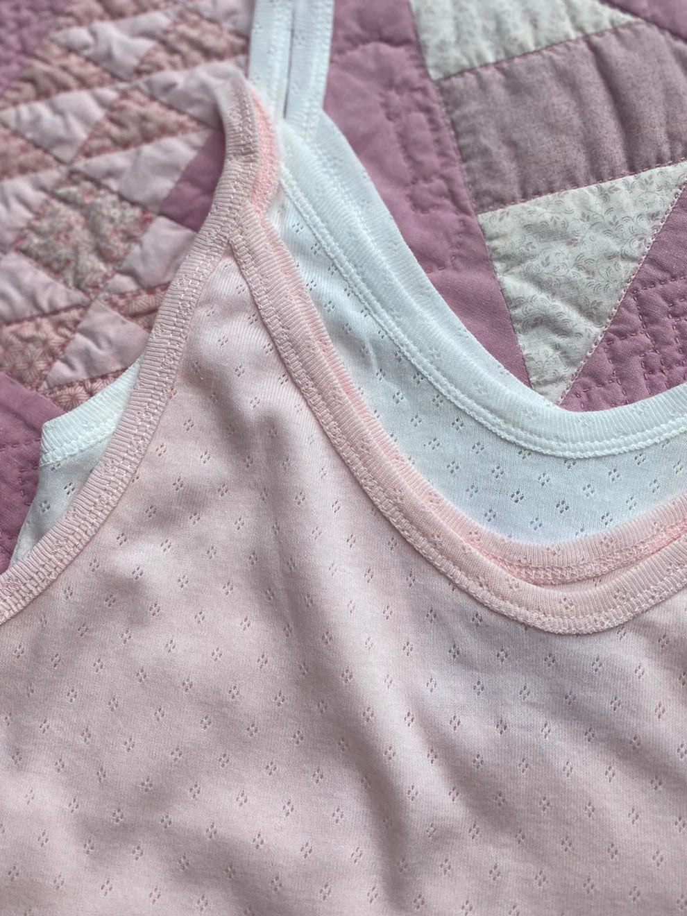 Tank Top Pointelle / Pink