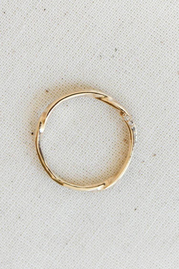 Pauline Diamantring Guld