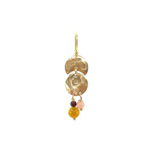 Rusa Earring / Golden Tigers Eye