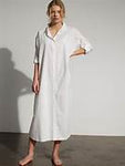 Shirt Robe / White