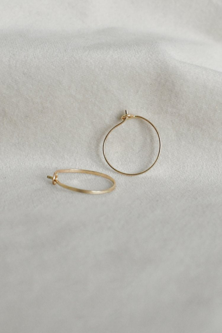 Simplicité Hoops Guld