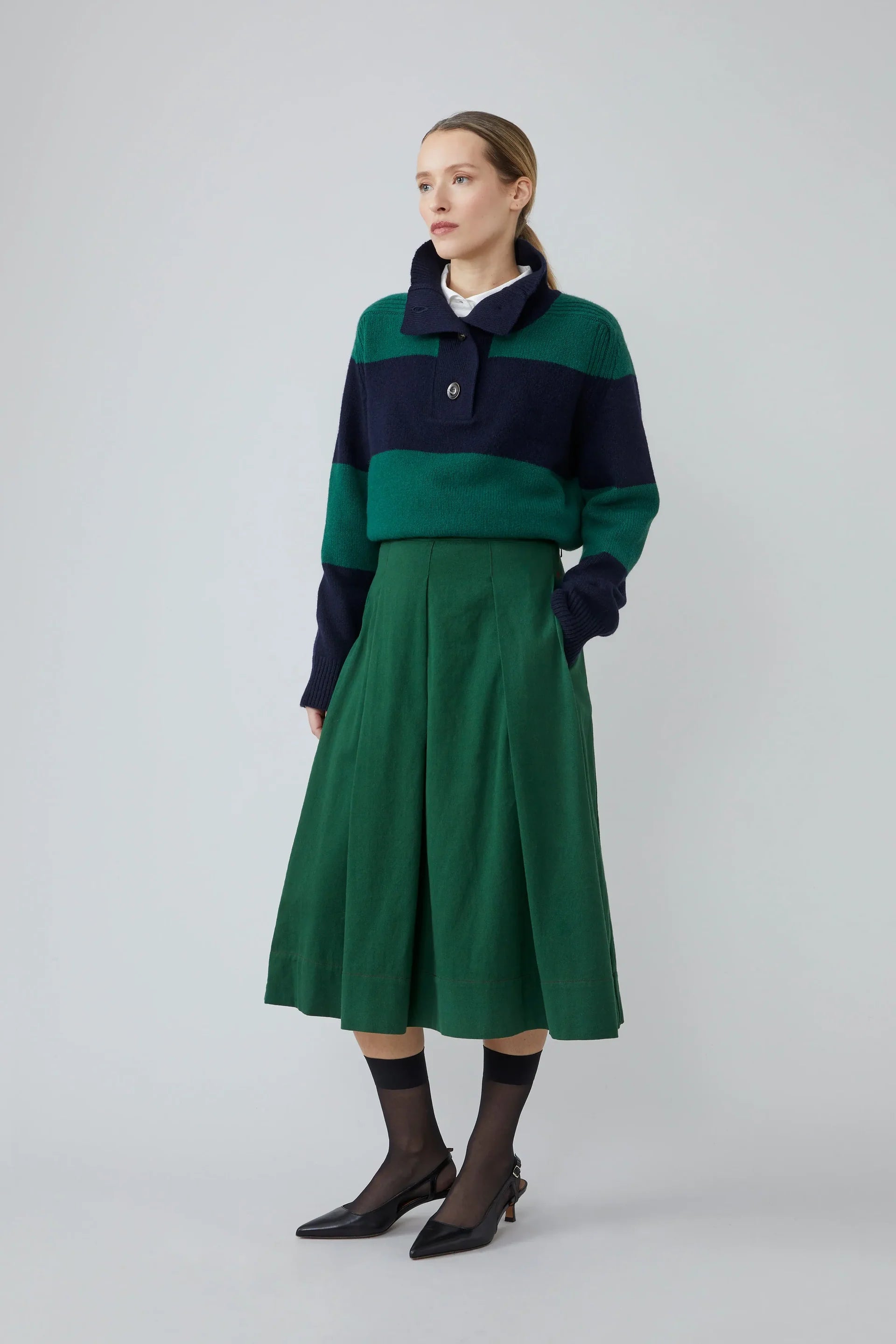 Jane Nederdel N°812 / Britisk Grøn