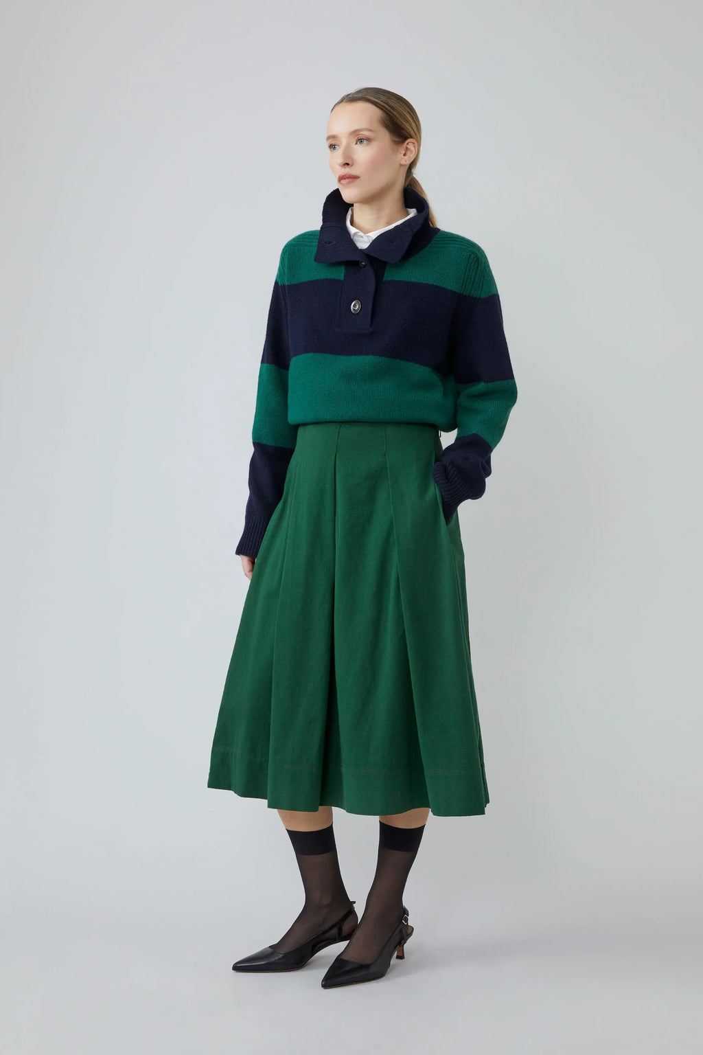 Jane Nederdel N°812 / Britisk Grøn