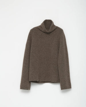 Brushed Knit Jumper / Brun