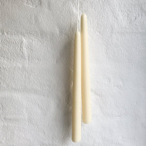 Beeswax Candle Ivory, 2 pc