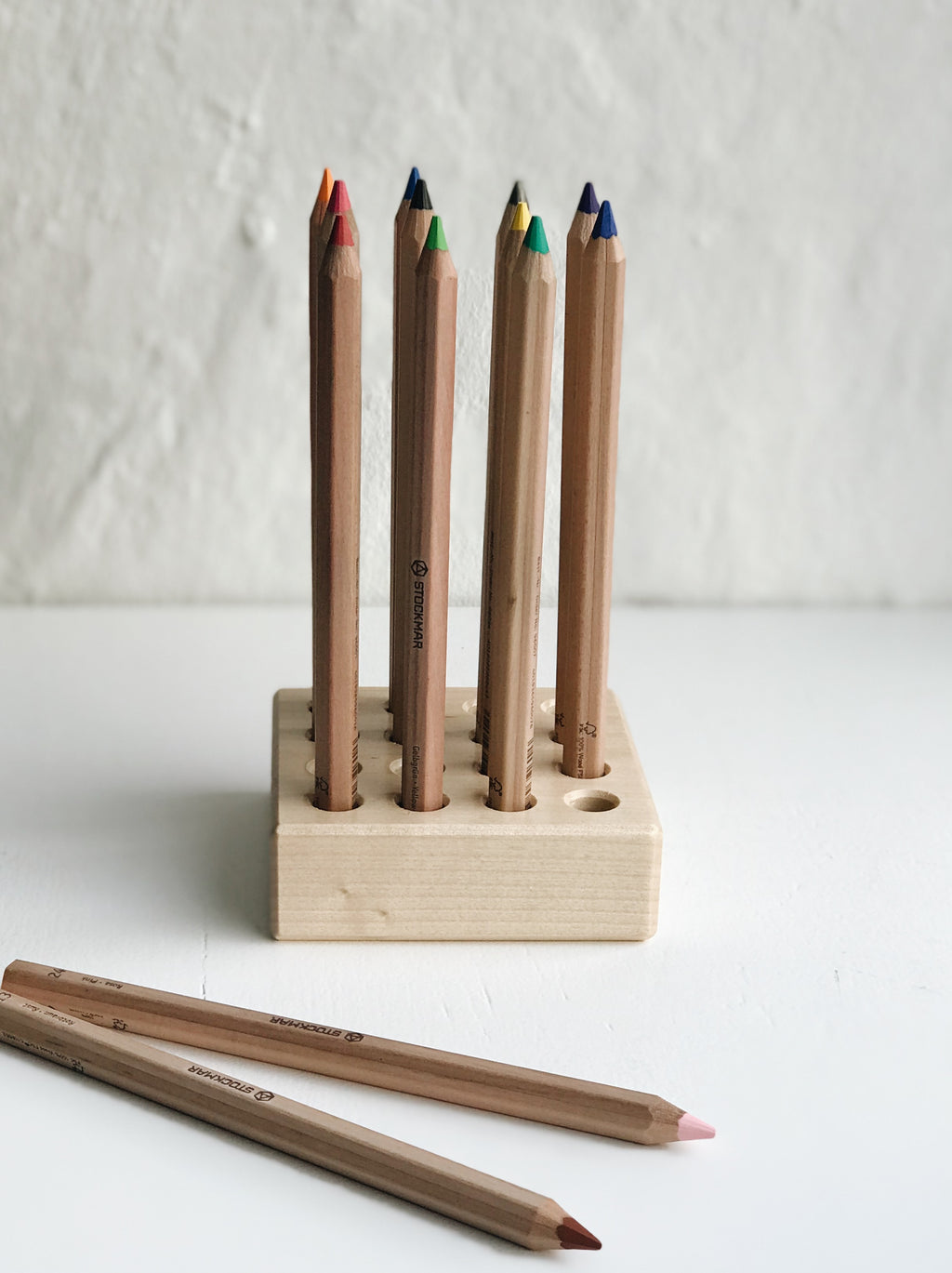 Stockmar blyantholder, til 16 store blyanter