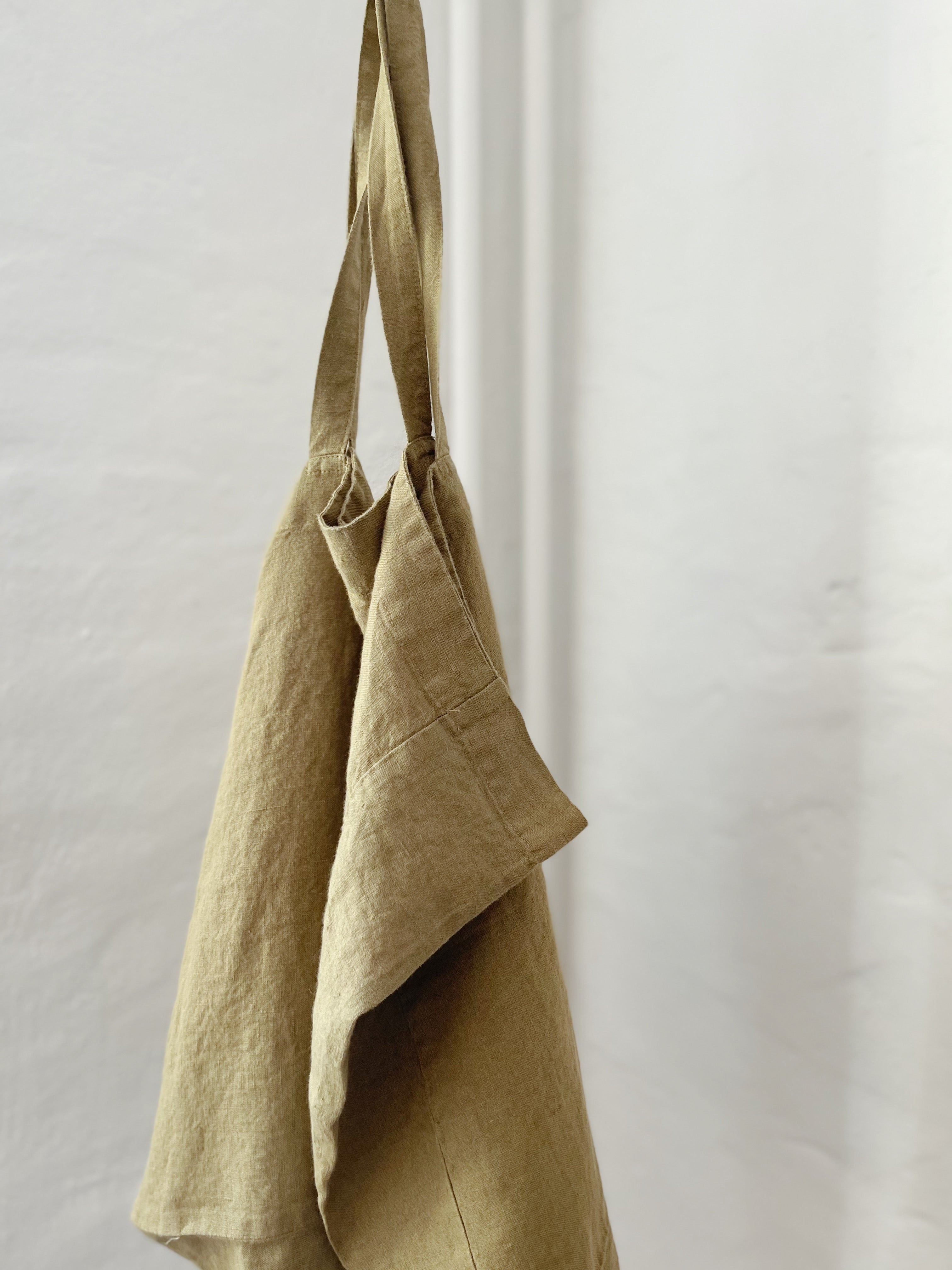 Large Linen Bag / Bronze