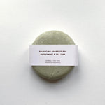 Balancing Shampoo Bar / Peppermint & Tea Tree Oil - for normal and oily hair