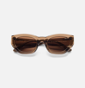 James AY Sunglasses / Blaze / Transparent Coffee Brown