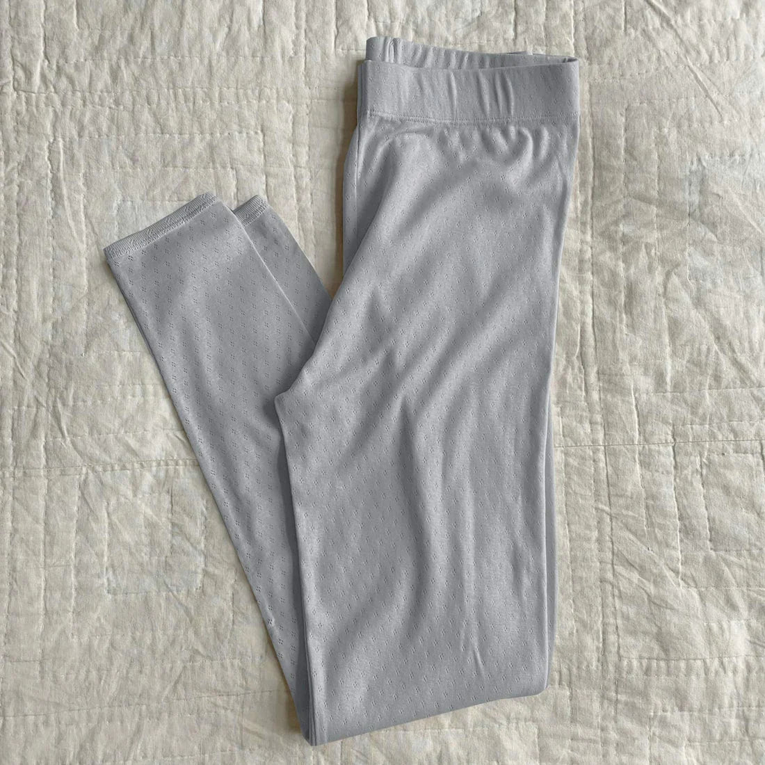 Leggings / Grey Pointelle